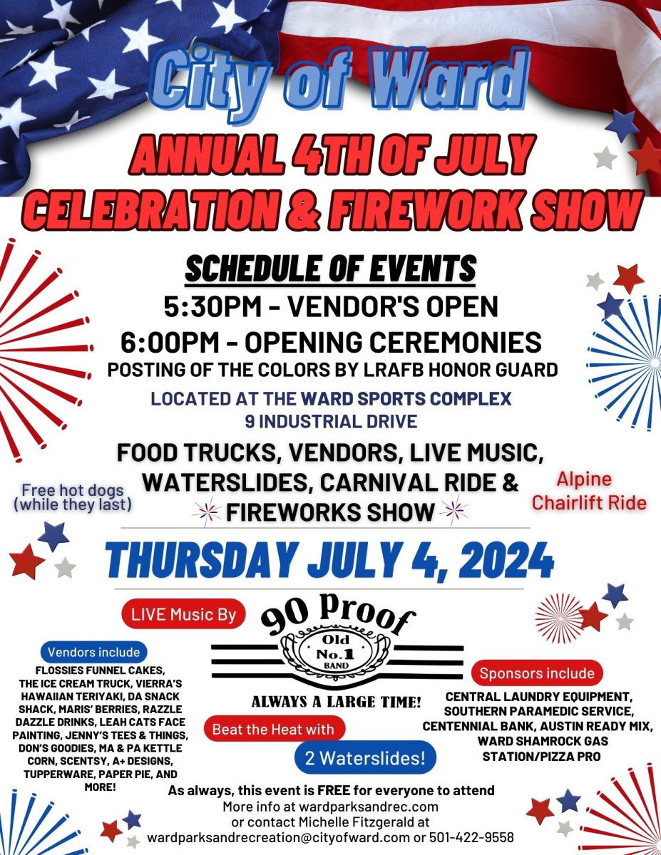 4th of July event flyer