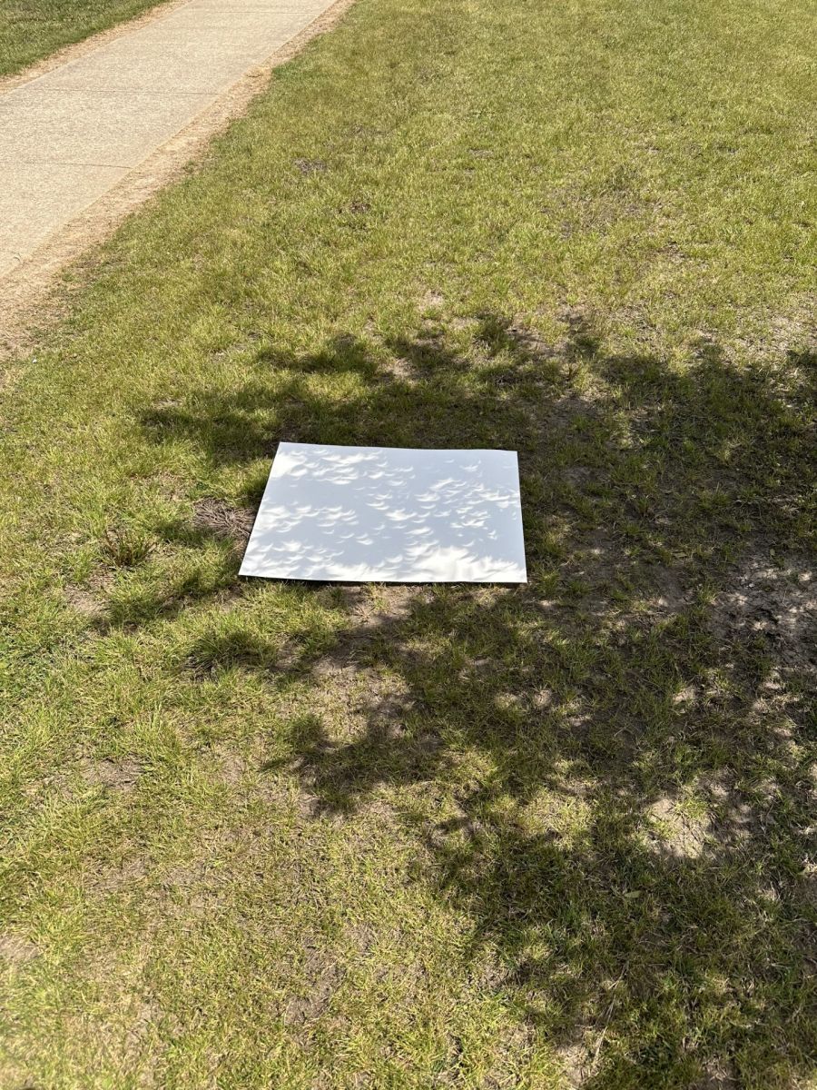 Shadows from the eclipse