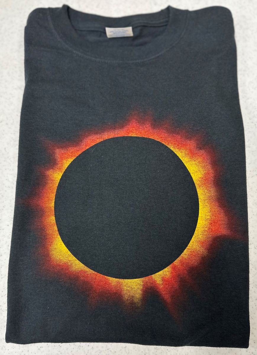 Front of Solar Eclipse t-shirt
