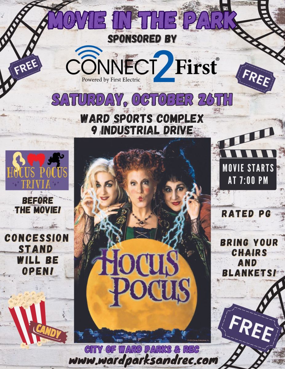 Hocus Pocus Movie night flyer