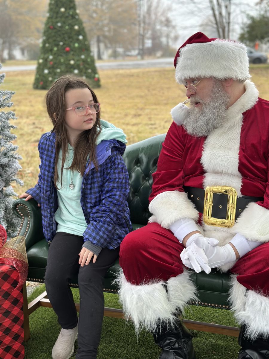 Visiting with Santa