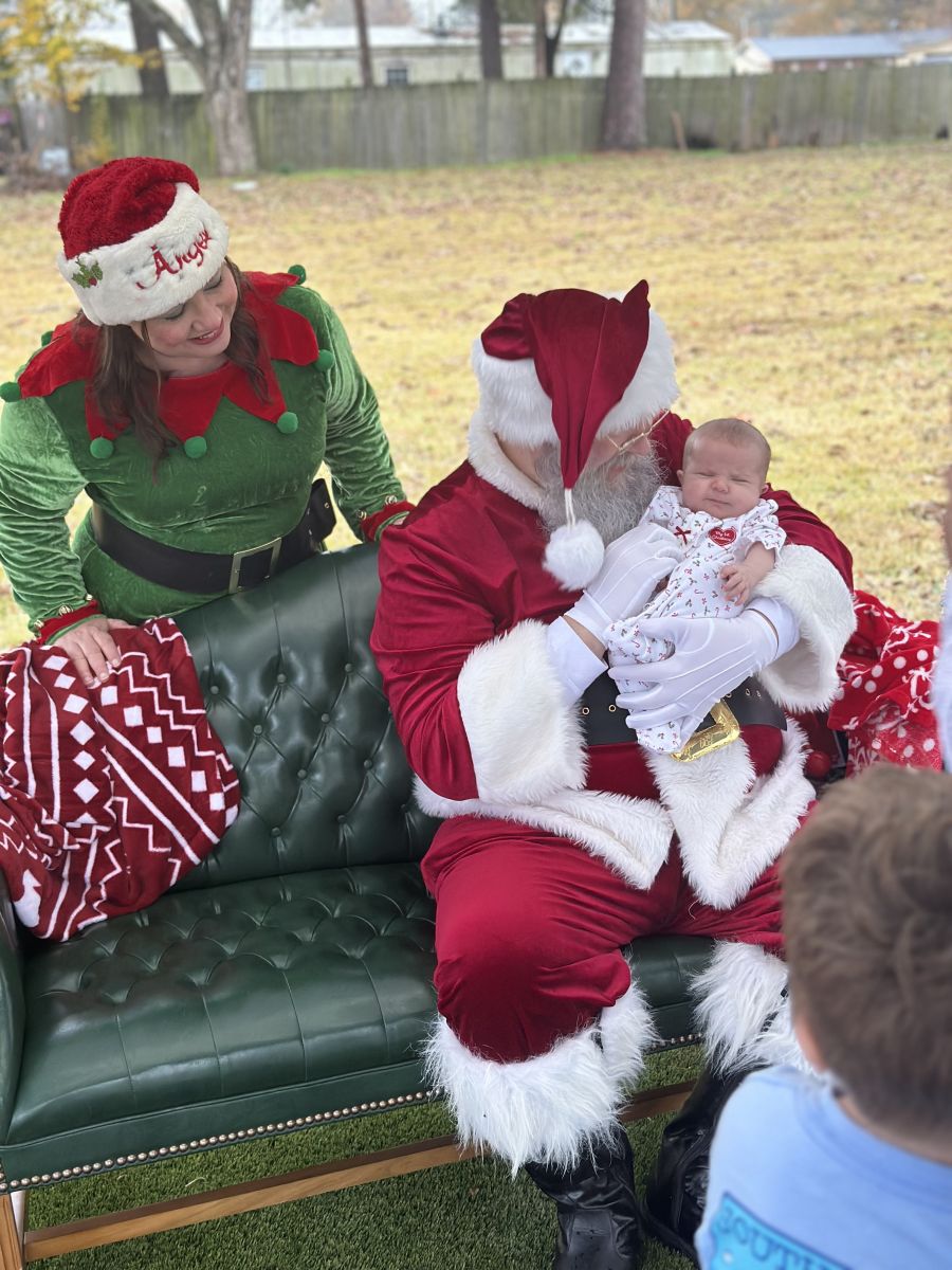 First visit with Santa