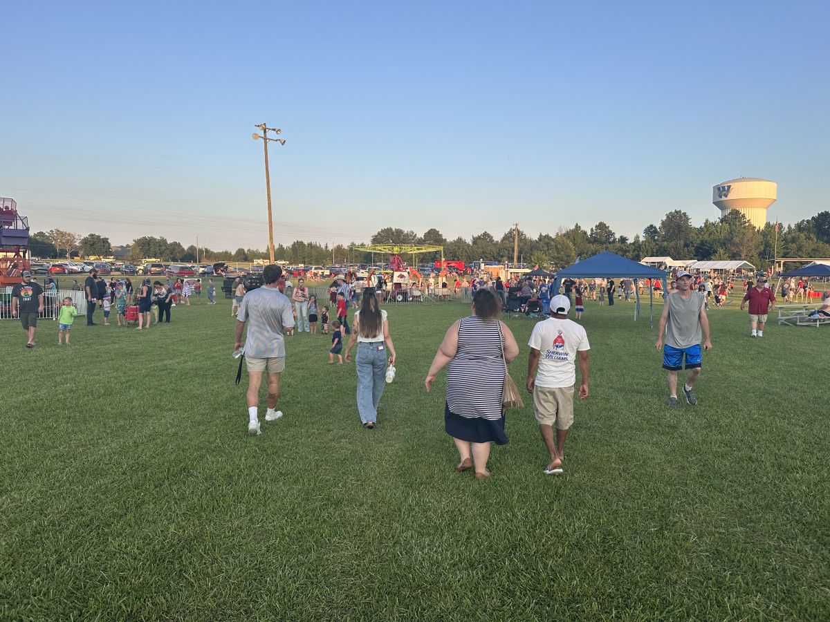 Crowd enjoying the event