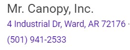 Mr. Canopy, Inc.