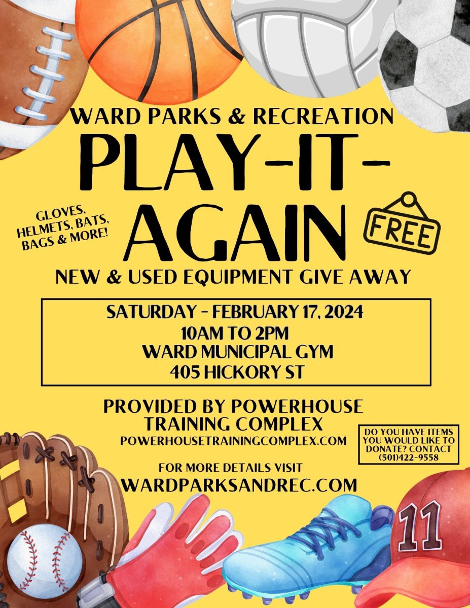 Play-It-Again sports equipment give away event