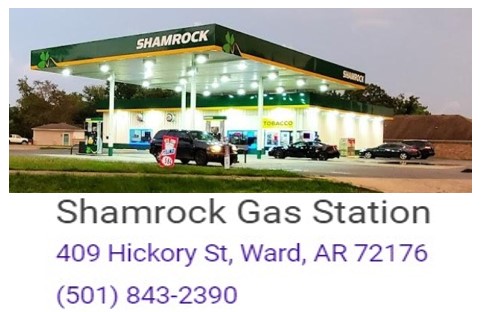 Shamrock Gas Station in Ward