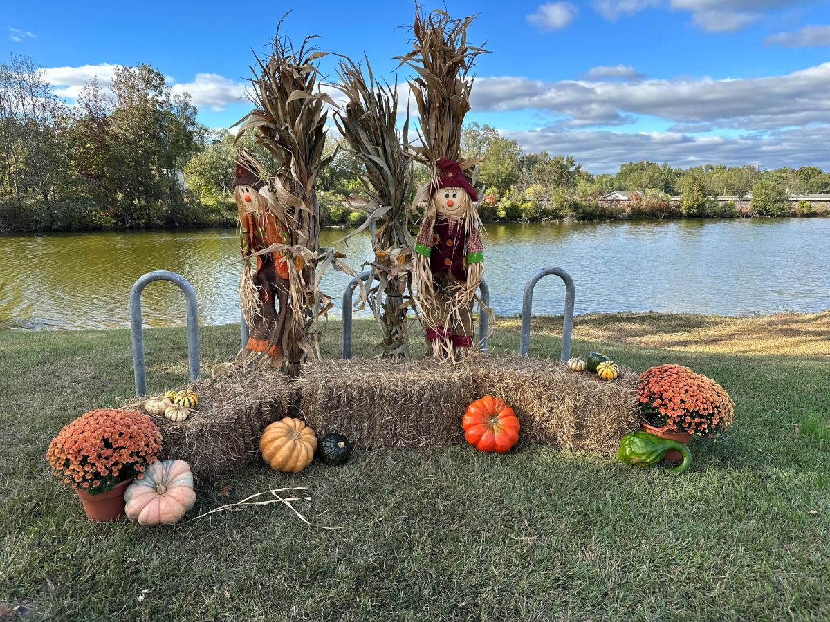 Picture station at the Ward Pumpkin Float 2023